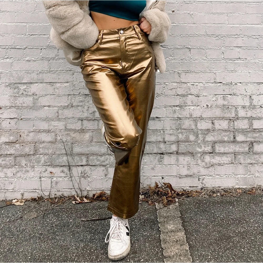 Buddy Love Gold Travolta Pants - Picture 2 of 4